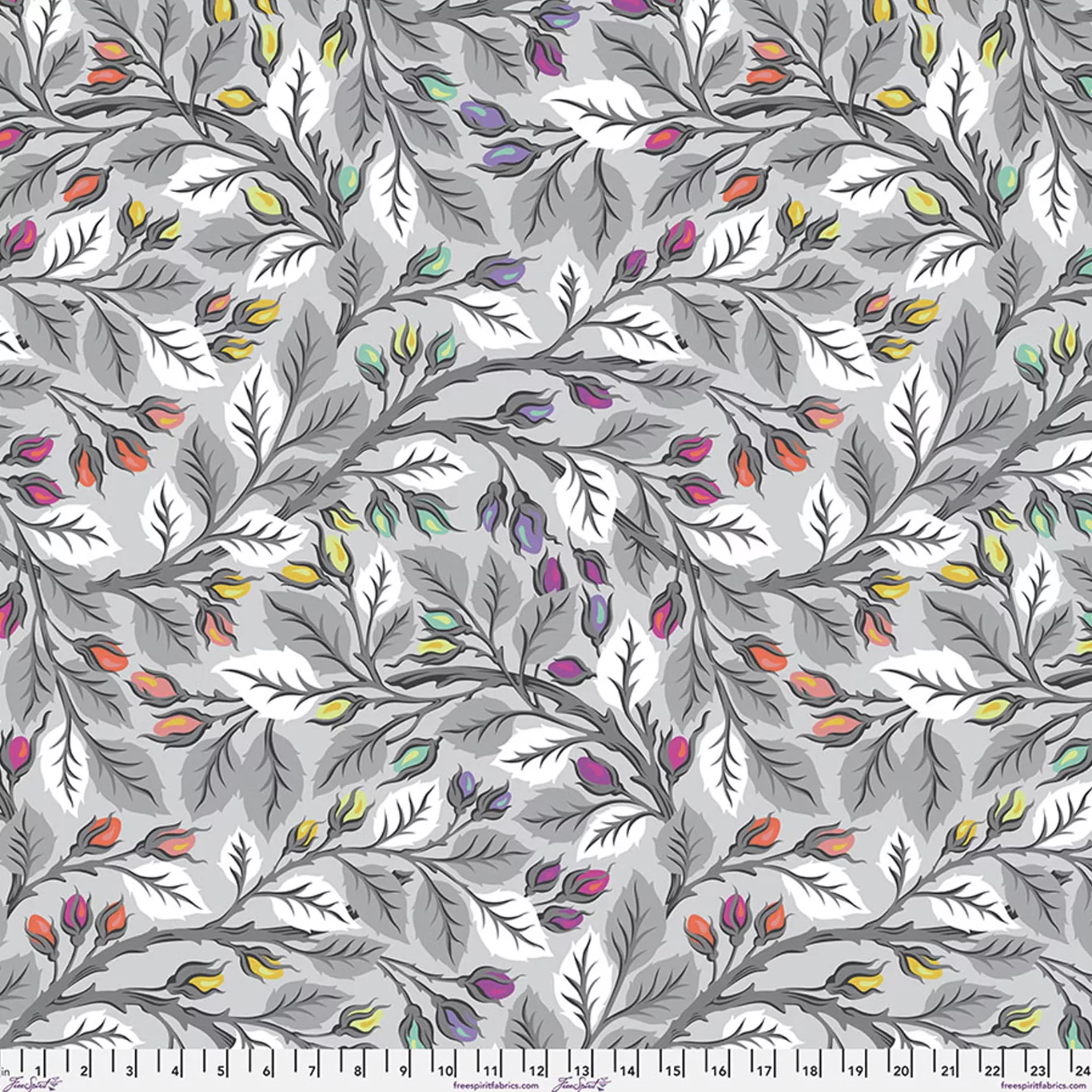 108" Backing Fabric - Best Buds - Fog || Graywork