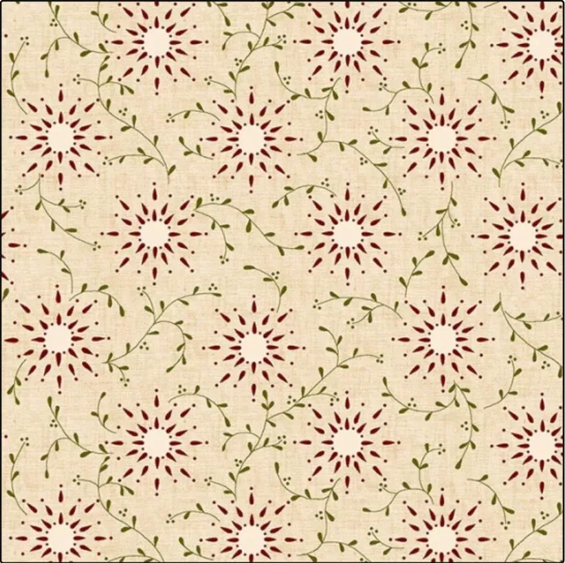 108" Prarie Vine - Cream 6235 40 by Henry Glass & Co.