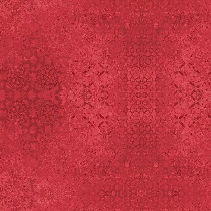 108" Quilt Backs Casabella Textured Damask Red from Blank 3 YARD CUT