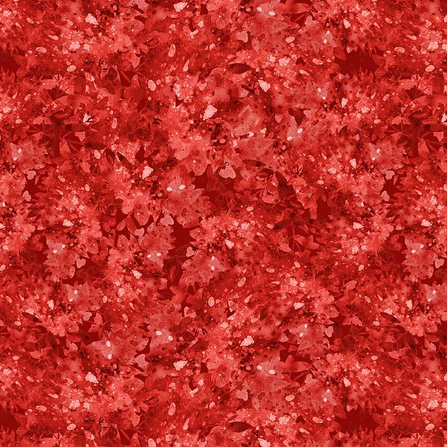 108" Quilt Backs Mirage Red from Wilmington 3 YARD CUT