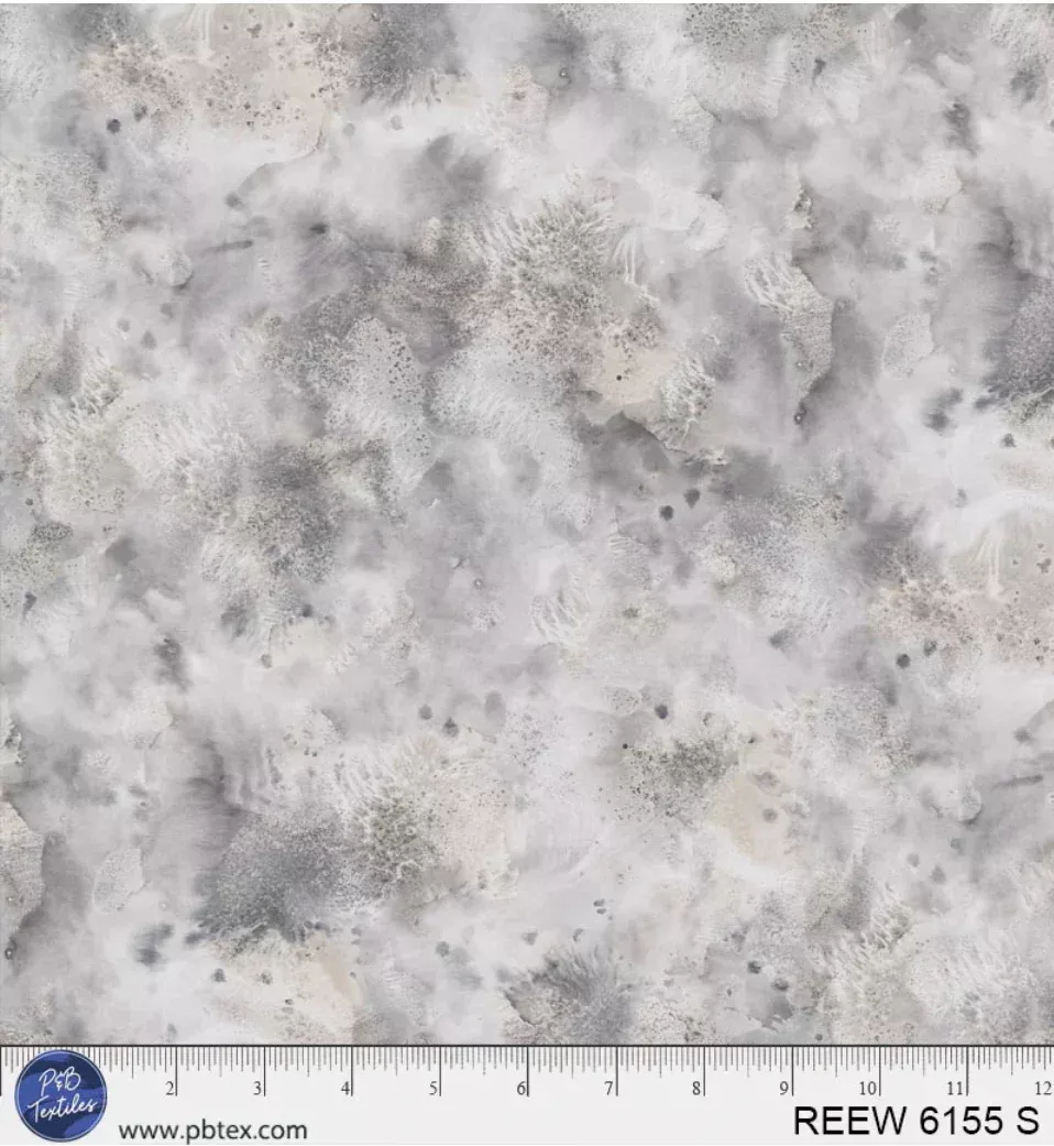 108" Reef - Underwater Texture Gray Tones 06155S by P & B Textiles