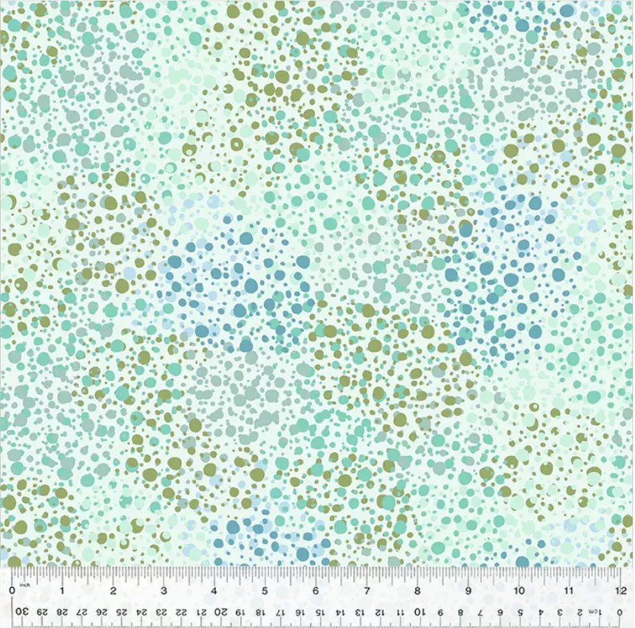 108" Spatter Dots - Mint 53193W-2 by Whistler Studio for Windham Fabrics