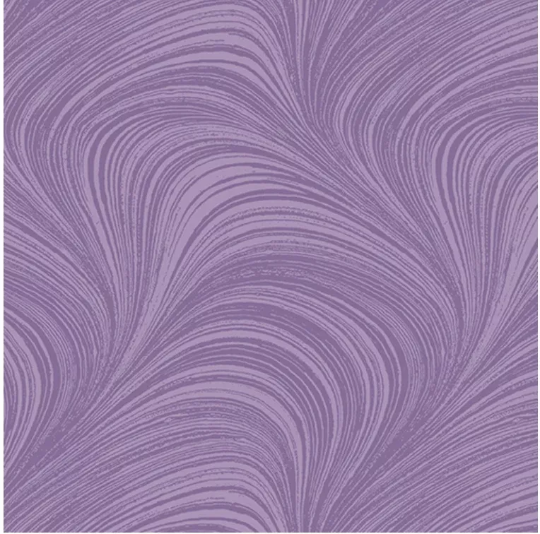 108" Wave Texture Turquoise Flannel - Violet 2966WF by Benartex