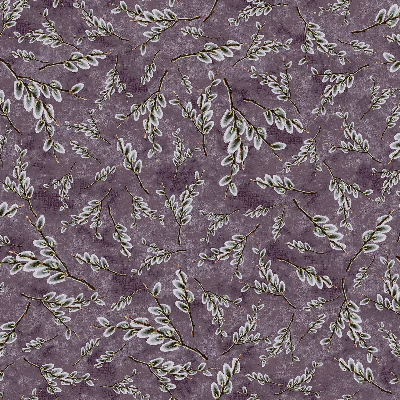 108" Willow Wood - Purple 1574-57 by Goldi L. Studio for Henry Glass & Co.
