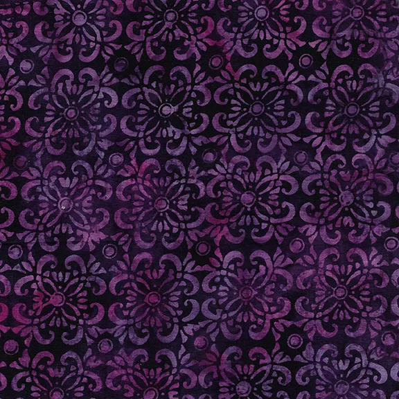 112215495 / Ornate 2 inch Tile-Purple Merlot
