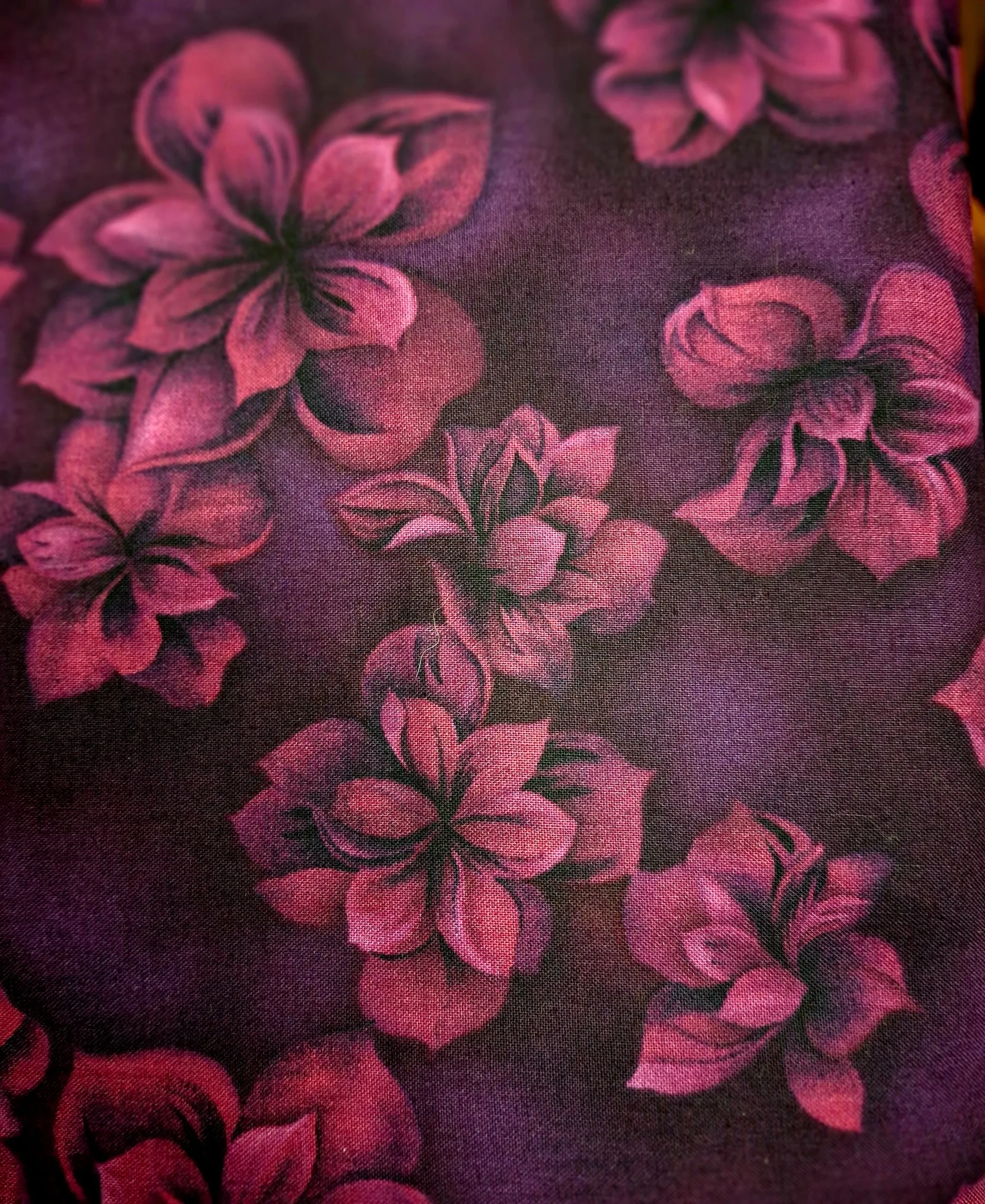 118" Dreams - Plum Floral 907827 183 by Fabri-Quilt Inc.