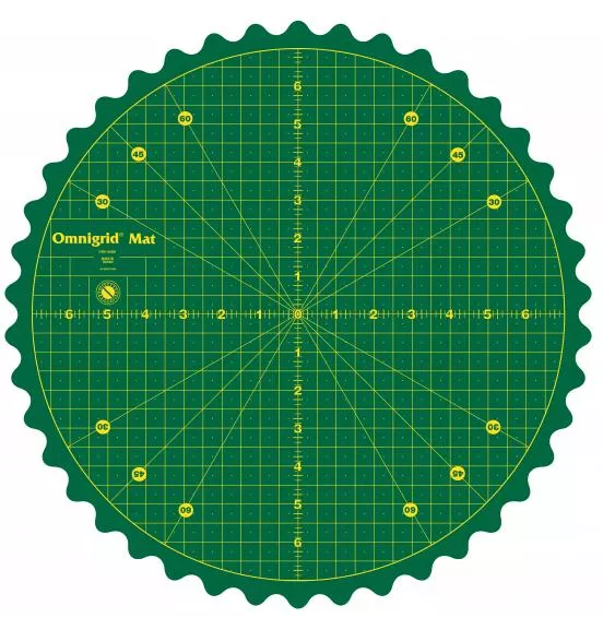 14 Inch Rotating Cutting Mat Omnigrid 360-14WGR | Omnigrid