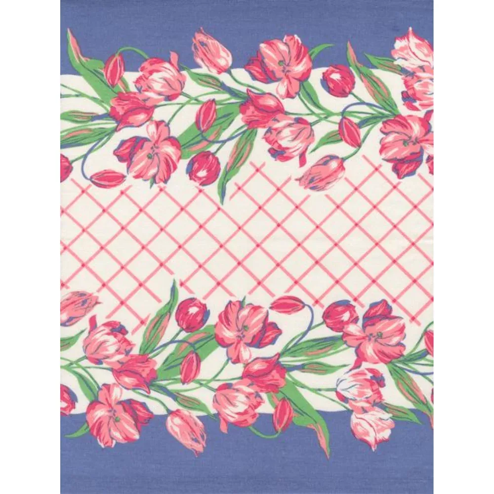 16" Toweling - Classic Retro Floral Tulips | 920-318