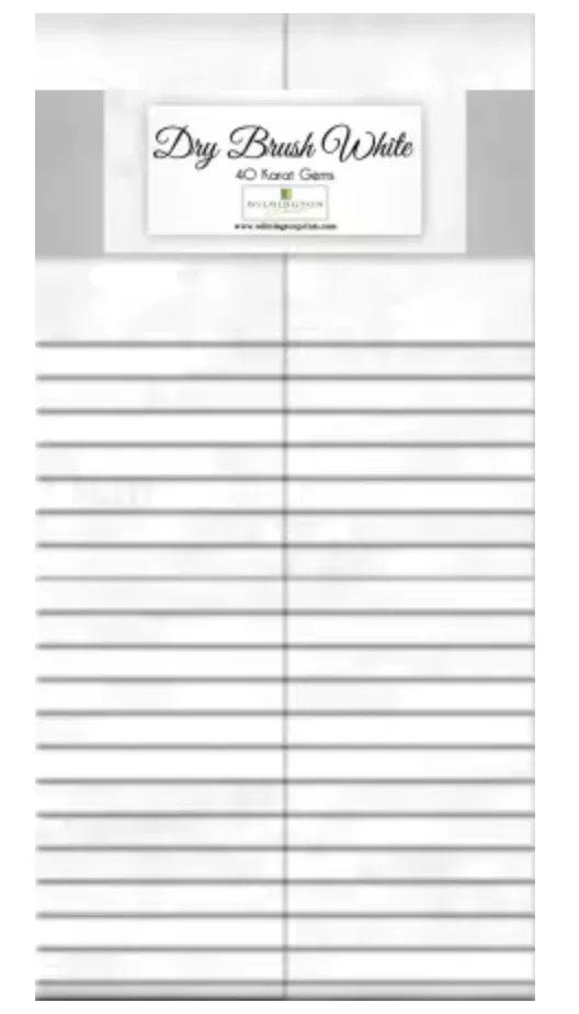 2.5" Dry Brush White -40 pcs