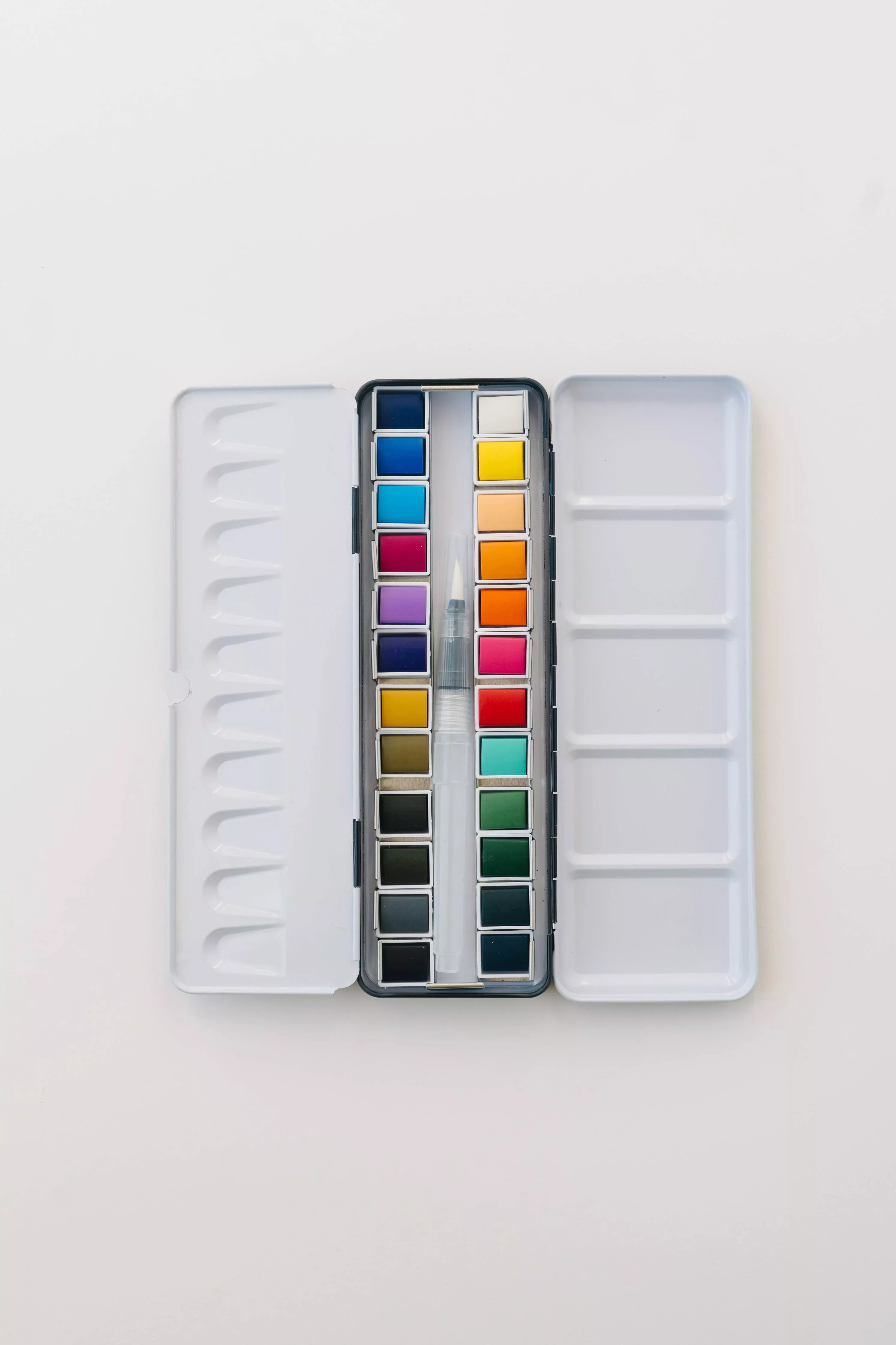 24 Color Watercolor Paint Palette