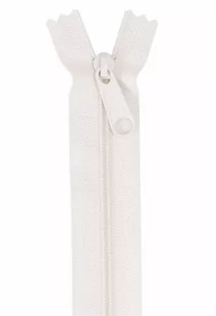 24" Zipper-Ivory