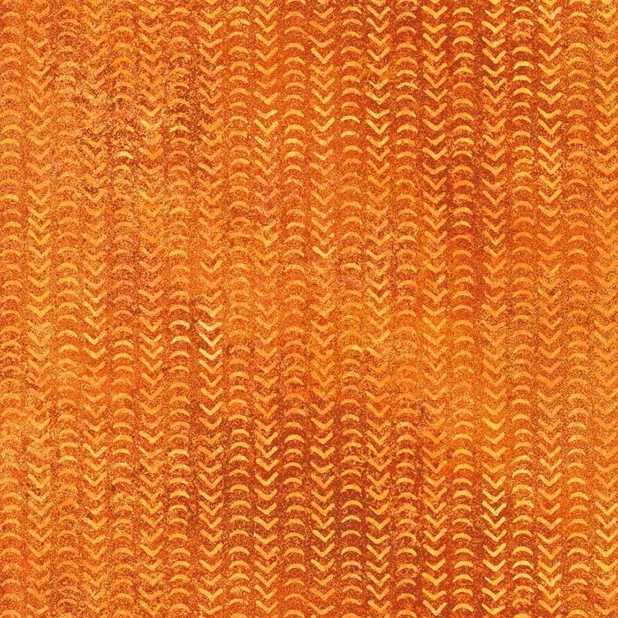 24378 54 Orange Arrowhead Texture Sun Valley 2 by Linda Ludovico for Northcott