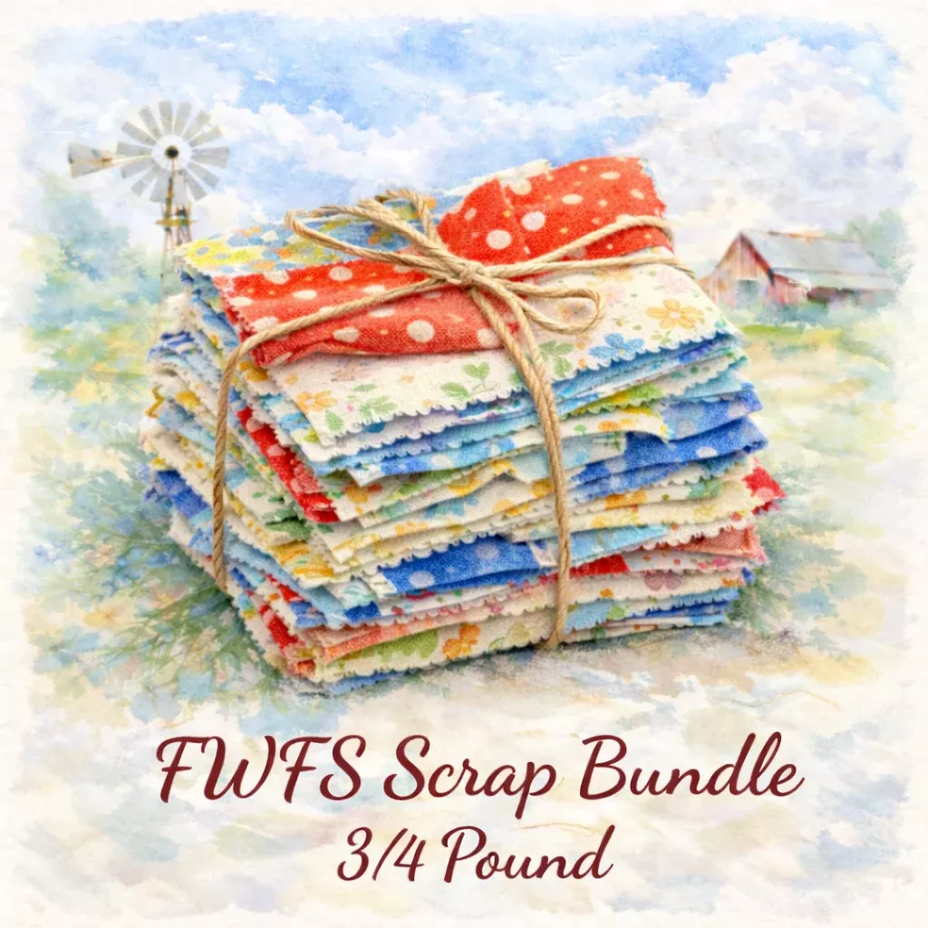 3/4 Pound Scrap Pack from FWFS