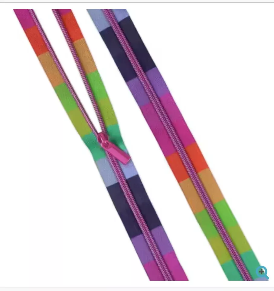 3 yards of #5 Zippers Smooth Sailing