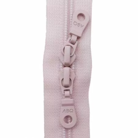 30" Double Pull Zipper-Ecru