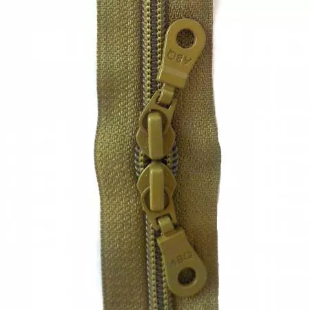 30" Zipper Double Pull-Olive Drab