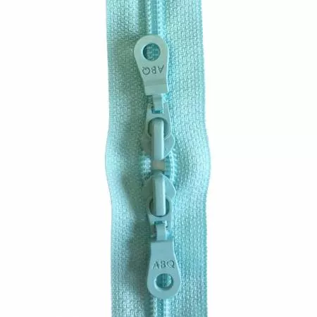 30" Zipper-Double Slide-Light Blue