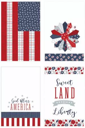 #32 American Beauty 36" x 54" Home Decor Tea Towel Panel