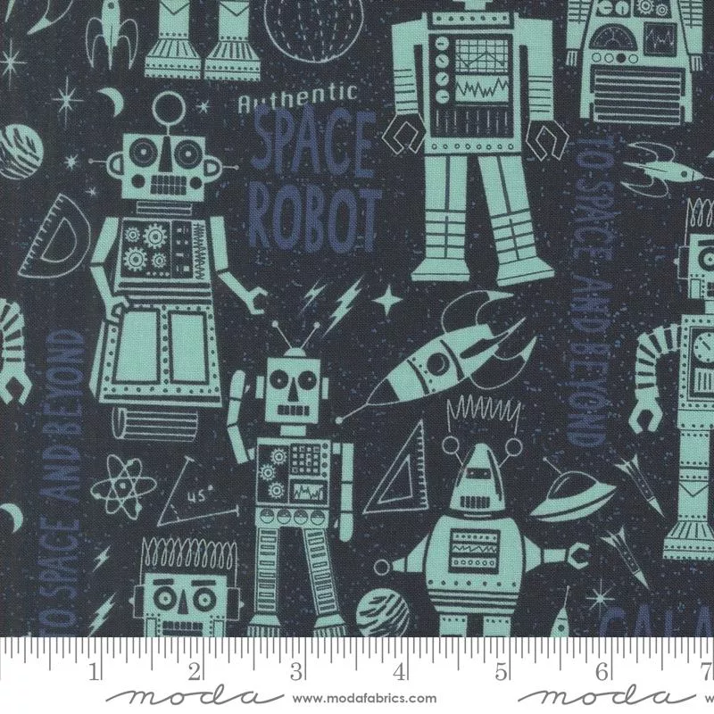 321 Blast Off - Space Robot Night Sky | 20951-15