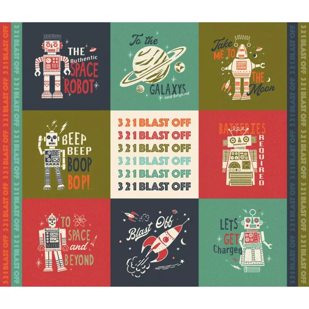 321 Blast Off - Square Space Panel Multi | 20956-11