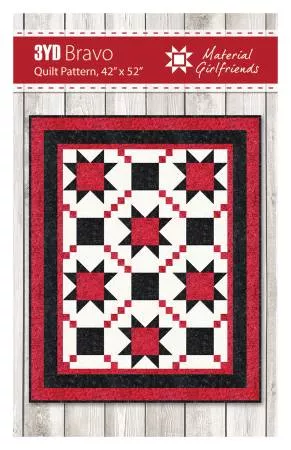 3yd Bravo Quilt Pattern : #MG84 - Material Girlfriends