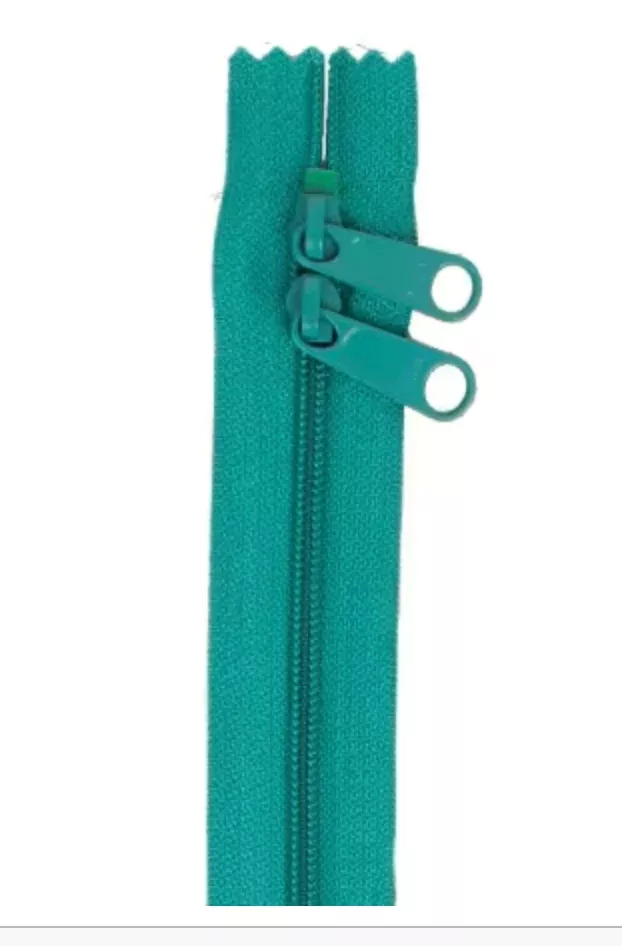 40" Zipper Emerald-Double Slide