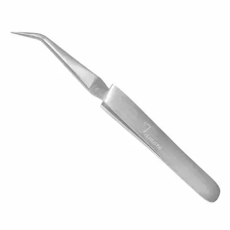 5in Opposable Curved Tweezers 511FMC