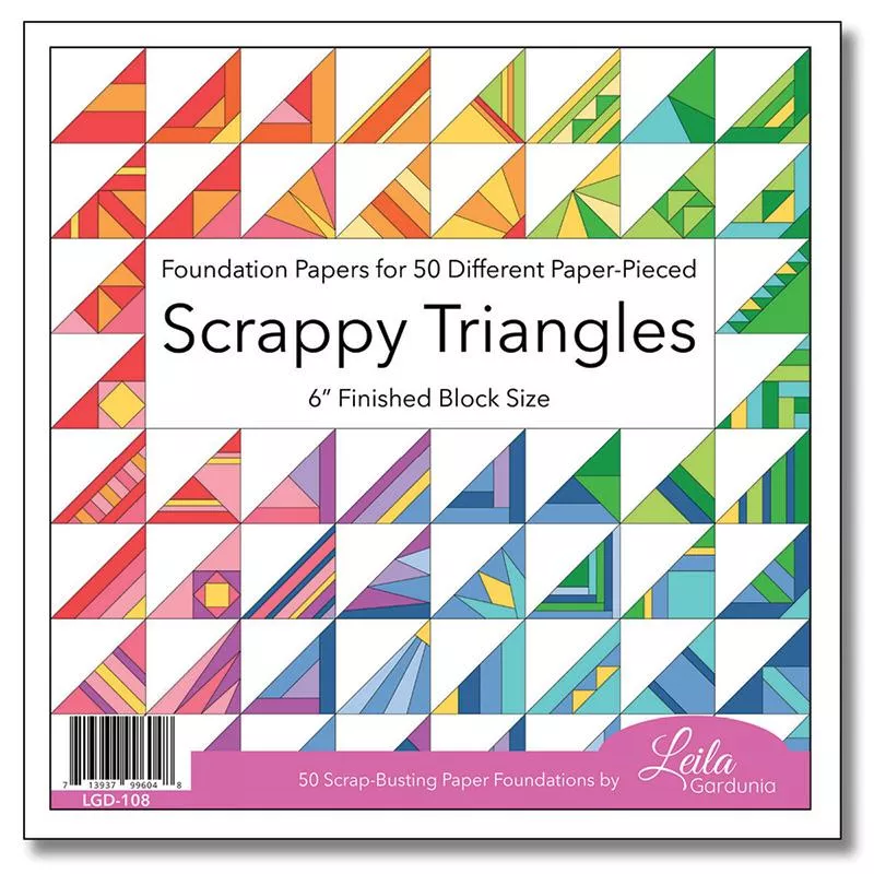 6" Scrappy Triangle Foundation Paper