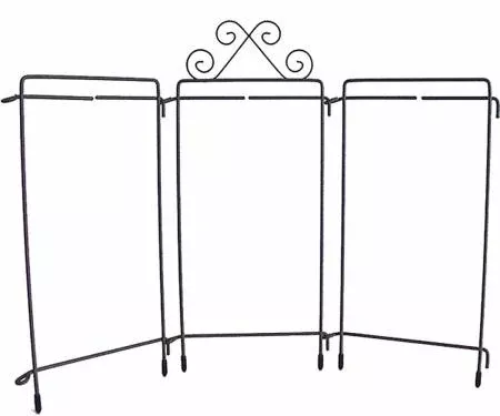6"x12" Grey Tabletop Tri-Stand