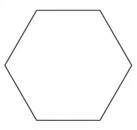 7/8in Hexagon Papers (100 pieces per bag) HEX78