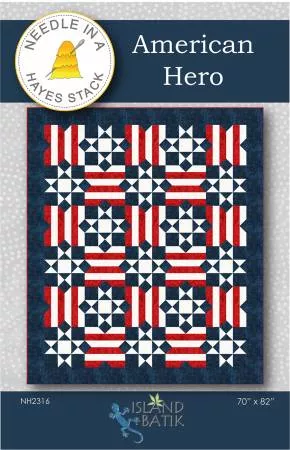 70" x 82". American Hero By Tiffany Hayes,NH2316 Pattern