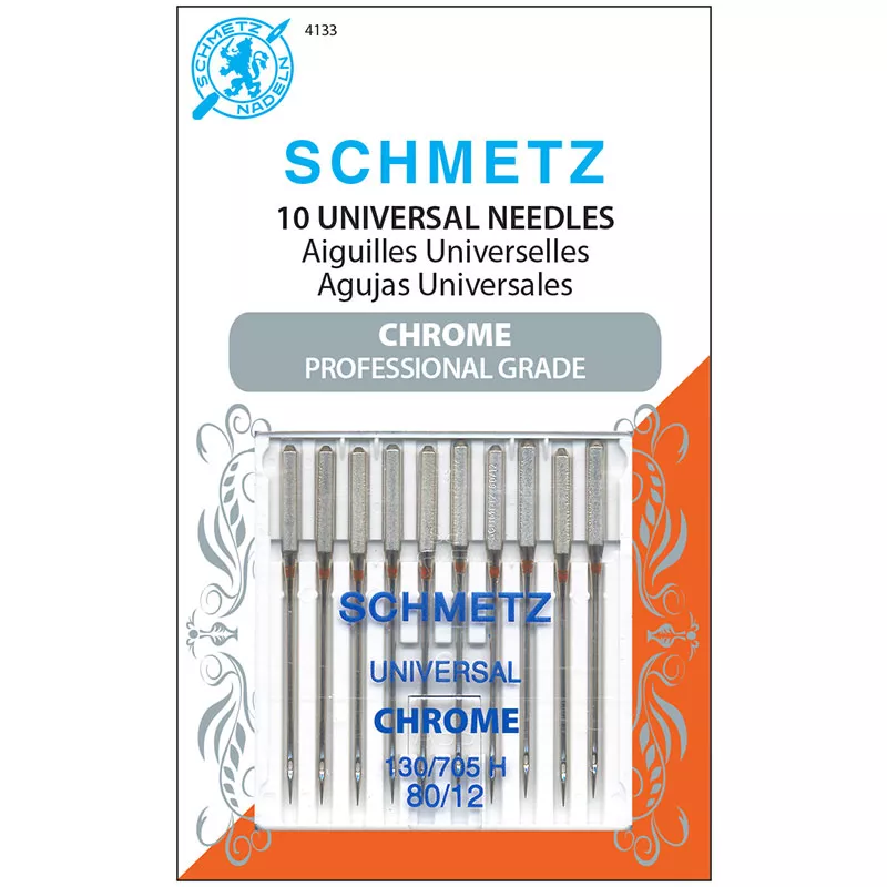 80/12 Chrome Universal Needles - 10ct - Schmetz