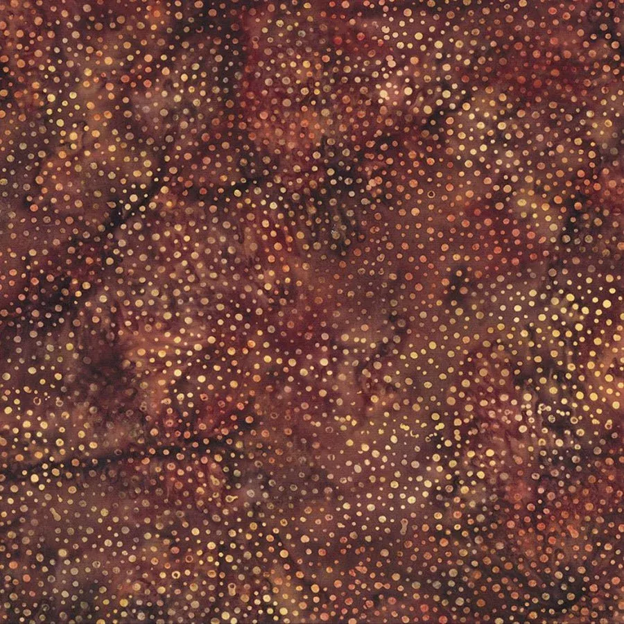 885 Bali Dot Batiks Saddle – Remnant 37″ × 44″