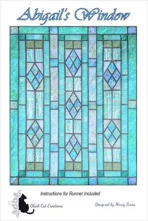 Abigail's Window PATTERN by Black Cat Creations (58" x 78") - AW-BCC293