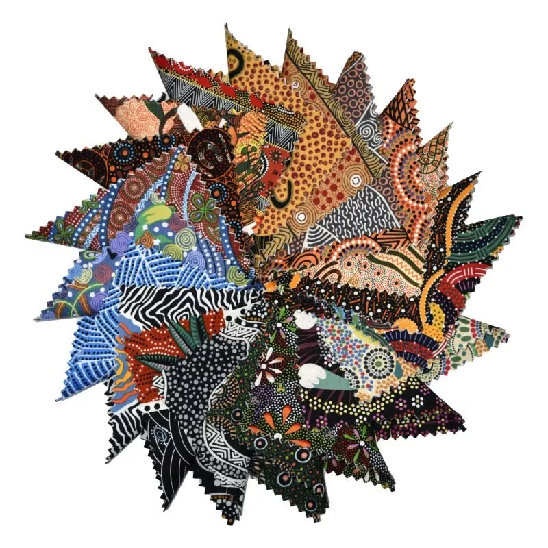 Aboriginal Dreamtime Square Pack - Multi 5
