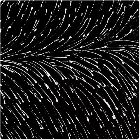 Aboriginal Dropping Seeds Black