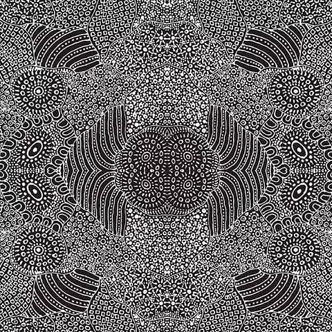 Aboriginal Waterhole Black