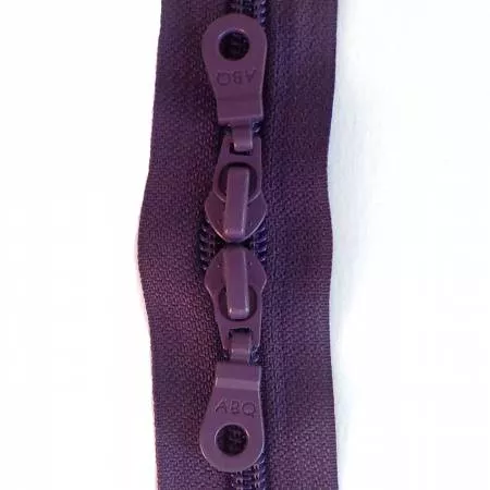 ABQ Designer Double Slide 30in Zipper Wineberry