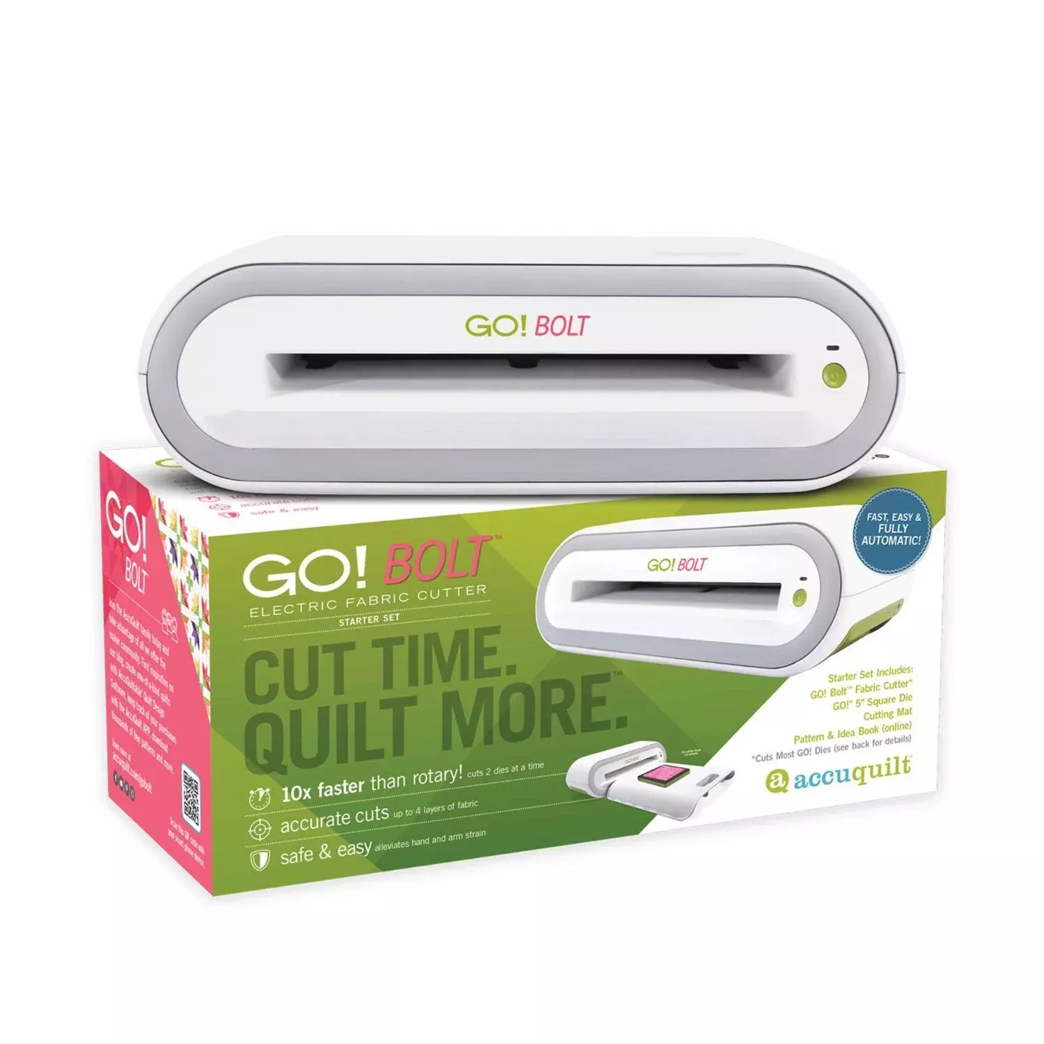 AccuQuilt | GO! Bolt Electric Fabric Cutter Starter Set
