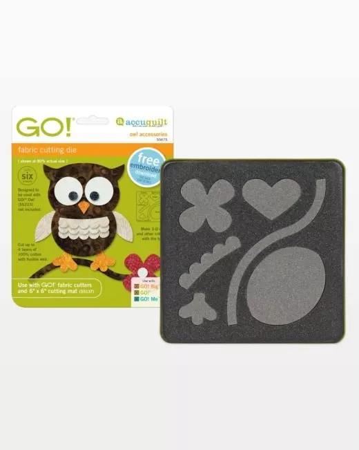 AccuQuilt GO! Owl Accessories Die 55675