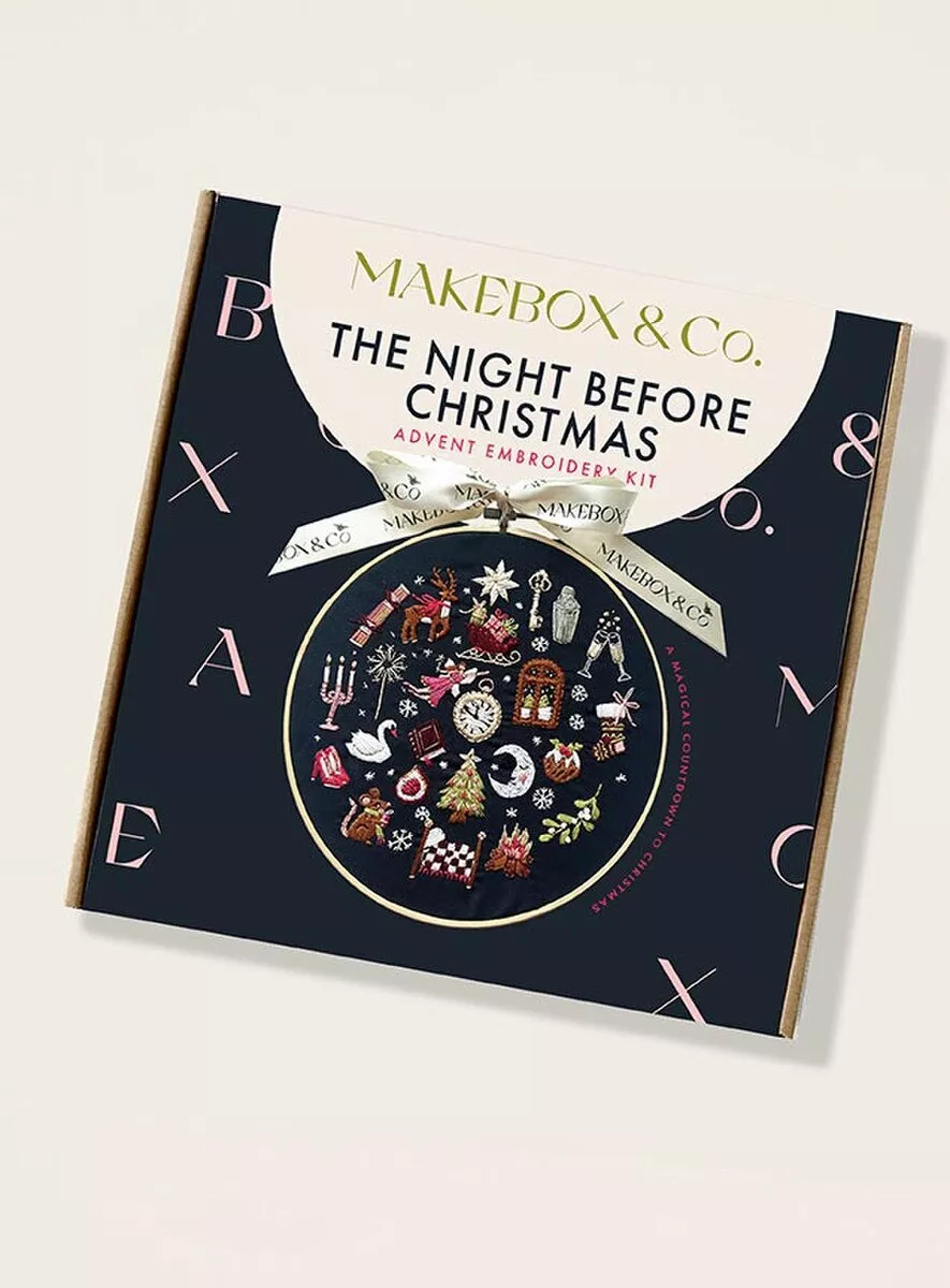 The Advent Night Before Christmas Embroidery Kit - MakeBox & Co. - #KT001-87156