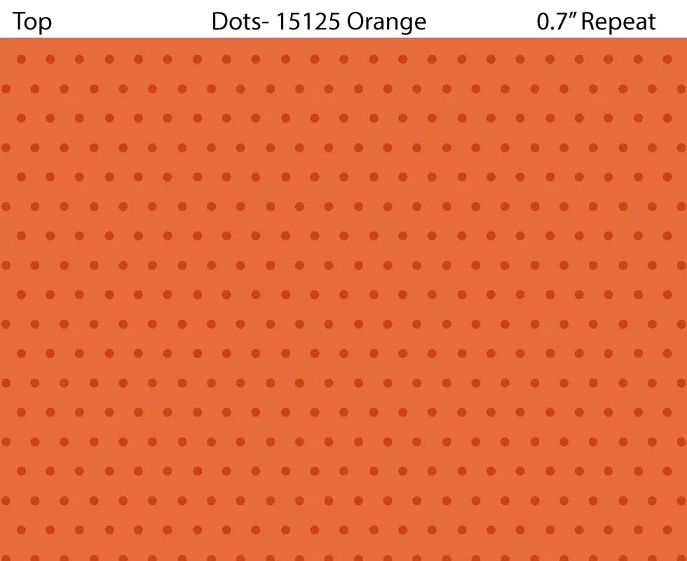 All New England Shop Hop 2025 Dots Orange Fabric