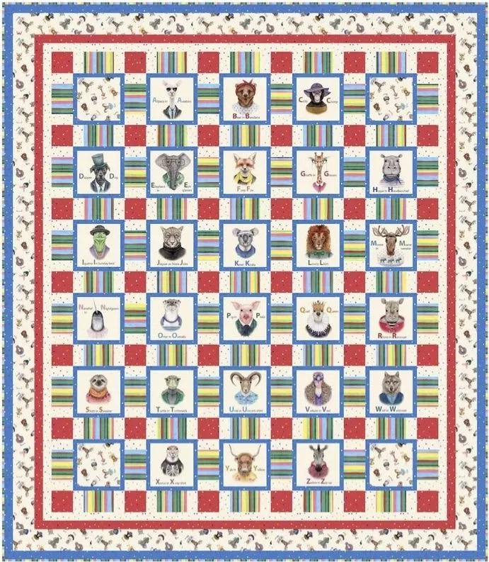 Alphabet Weave PATTERN - by Pine Tree Country Quilts - PT1835