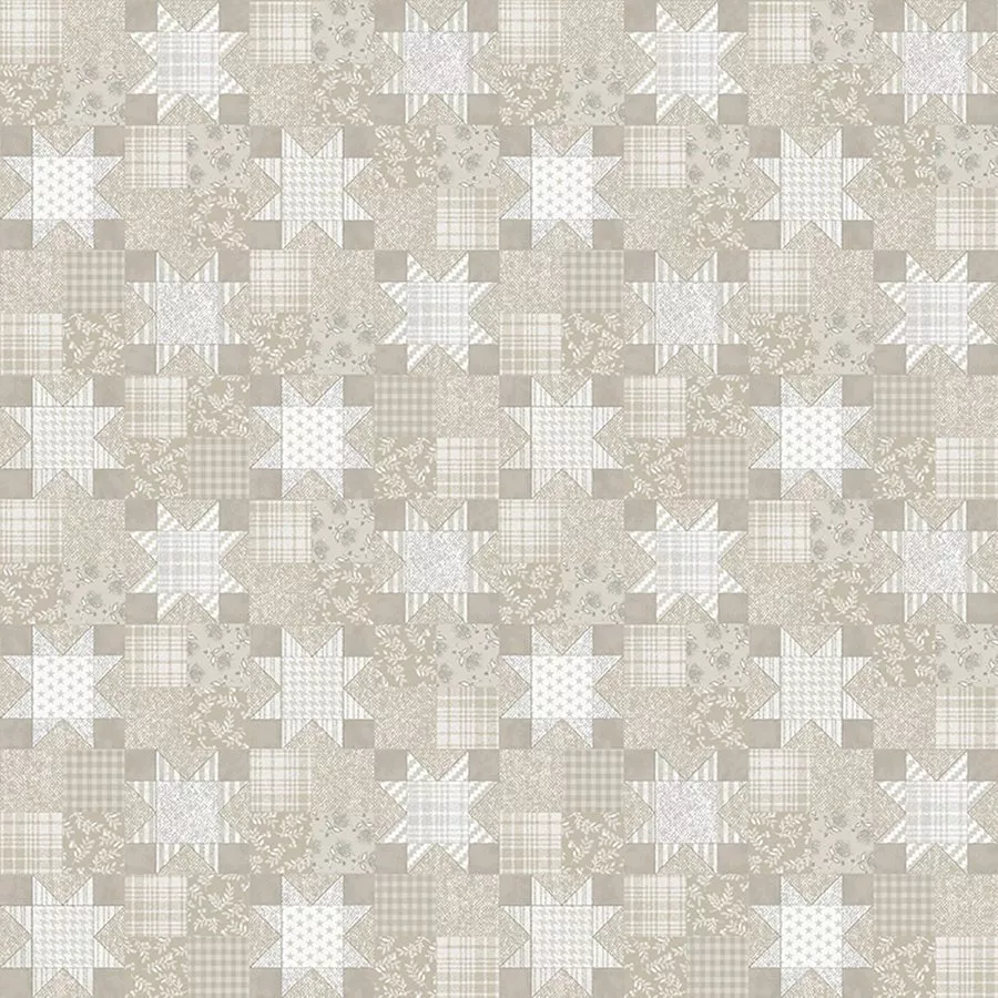American Valor Quilt Stars Natural