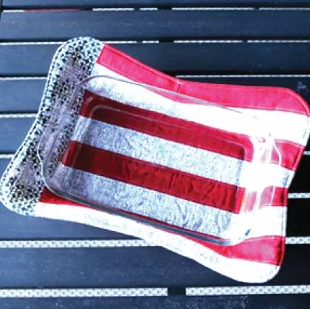 Americana Casserole Hot Pad CLPCRM008+