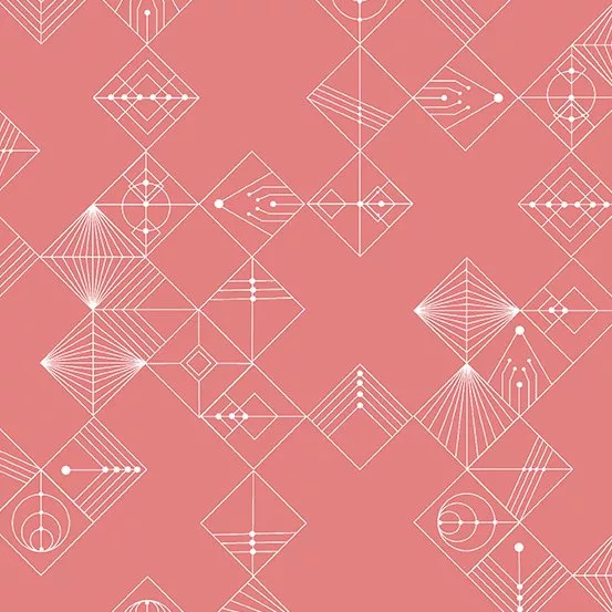 Andover Century Prints Deco Tiles In Dawn CS-31 Dawn ^