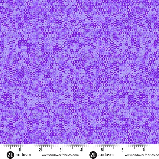 Andover Fairy Rings Iris Fabric
