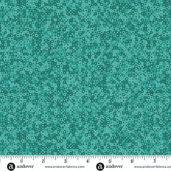Andover Fairy Rings Jade Fabric
