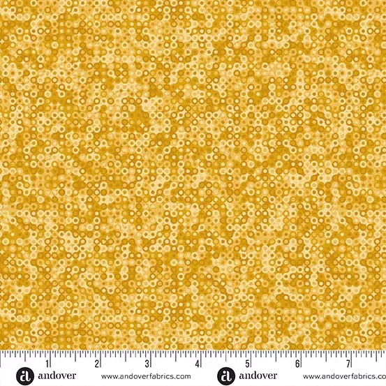 Andover Fairy Rings Maize Fabric