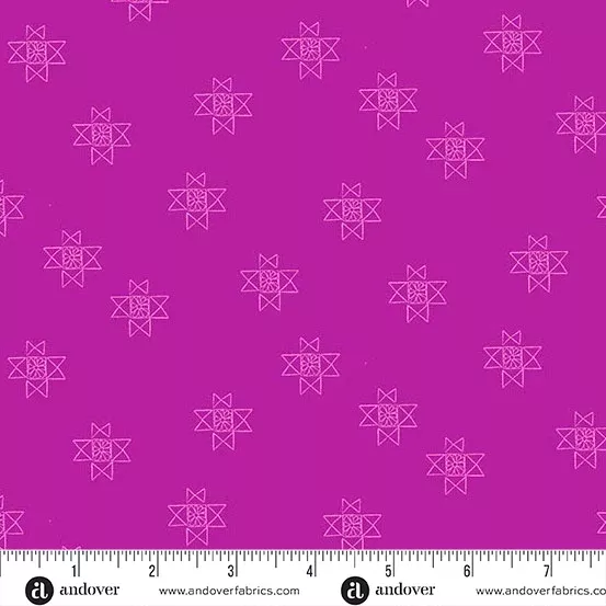 Andover Petals And Stitches Ohio Star Fandango Fabric